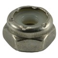 Midwest Fastener Nylon Insert Lock Nut, #6-32, 18-8 Stainless Steel, Not Graded, 15 PK 63781